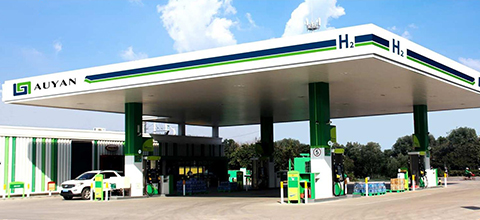 Station d'essence H2 de ravitaillement en hydrogène d'équipement intelligent personnalisé