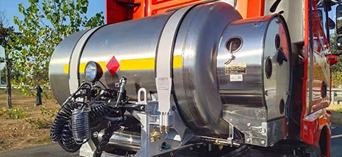 Horizontal Liquid Nitrogen Storage Tank Cryogenic LNG Vessel Cylinders