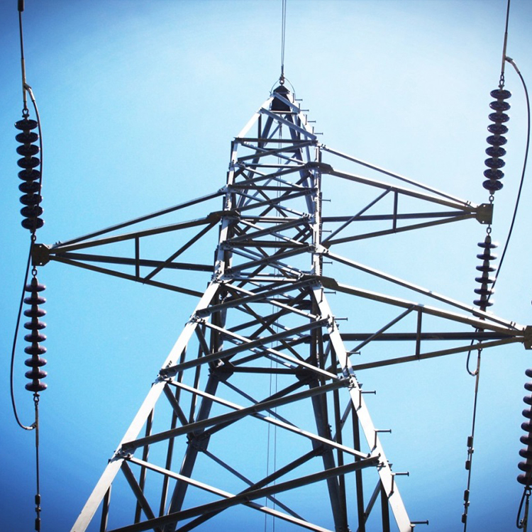 Green Power Transmission Tower Line Tubular Steel Structure Lattice Steel Pipe Pole Communication Tower